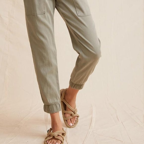 Bella Dahl Olive Green Joggers - Picture 4 of 7